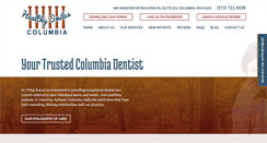 Desktop Screenshot of columbiahealthysmiles.com