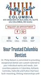 Mobile Screenshot of columbiahealthysmiles.com